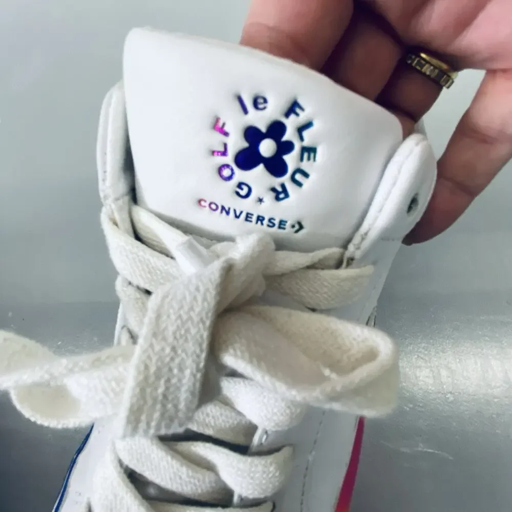 Converse Golf le Fleur One Star Ox Rainbow Sneaker Mens 11 Womens 13 LGBQ Pride - Picture 2 of 11